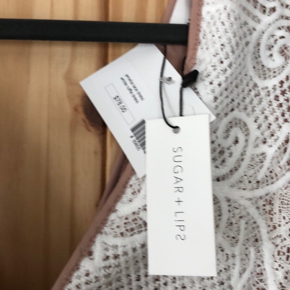 White Lace Ruffle Dress - Picture 4 of 4